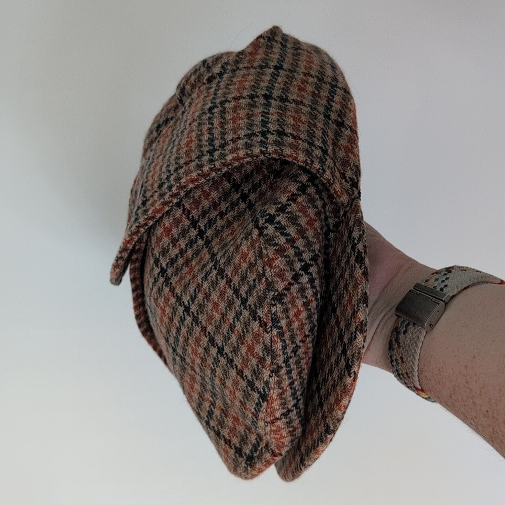 L.L. Bean Vintage Wool Tweed Newsboy Cap